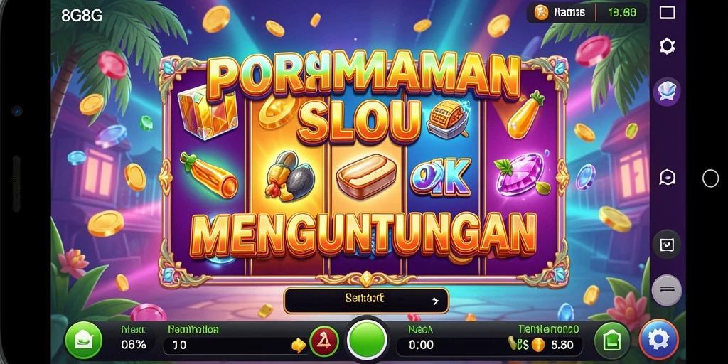 Tampilan gameplay menarik pada permainan Slot 8G8G.