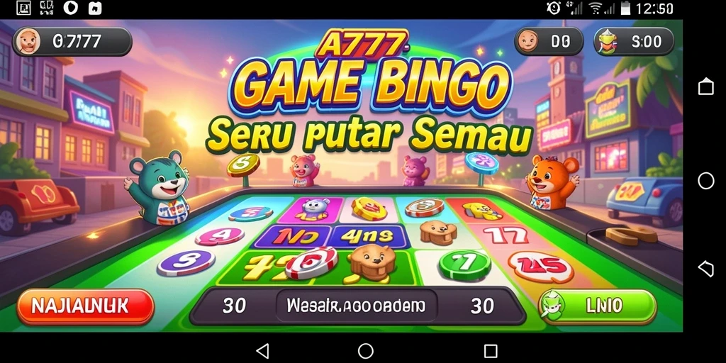 Tampilan gameplay Bingo A7777 yang menarik dan interaktif.