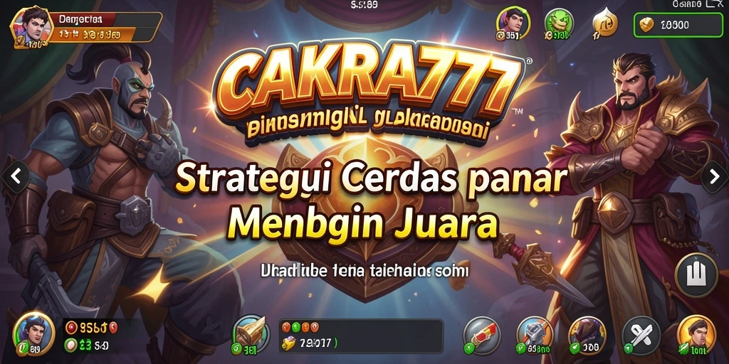 Gambaran gameplay strategi CAKRA777 yang mendebarkan.