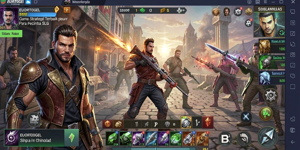 Tampilan gameplay EUROTOGEL yang menarik dan mendebarkan di setiap misi.