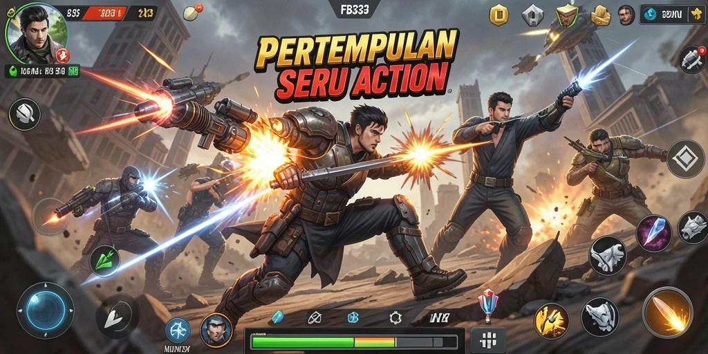 Tampilan aksi seru dalam FB333 dengan pertarungan epik.