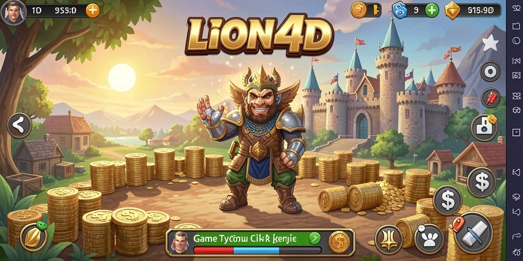 Gameplay LION4D yang menarik dengan aspek Tycoon.