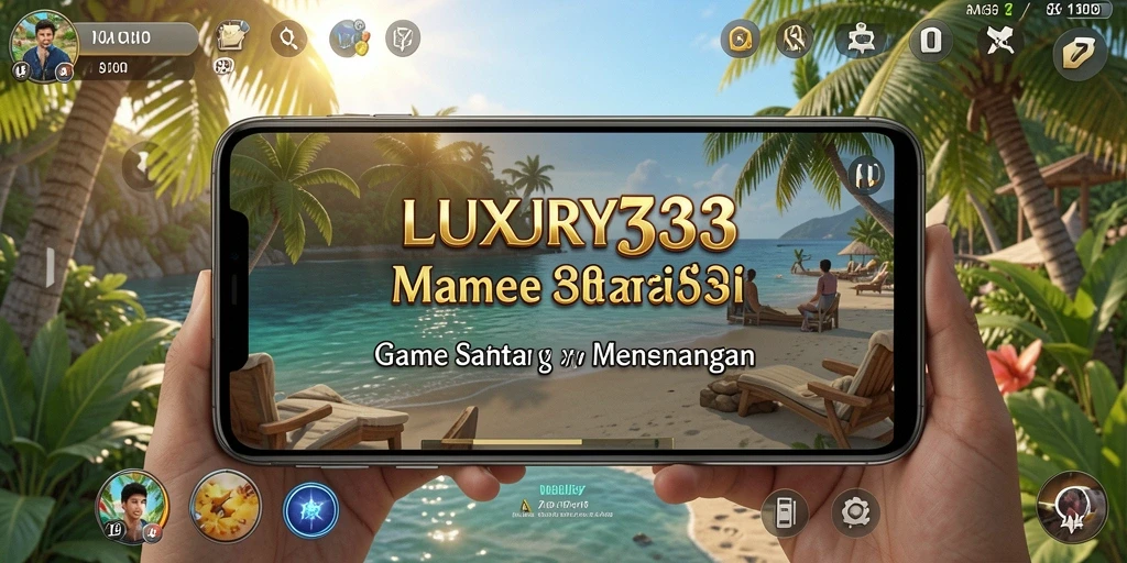 Gameplay LUXURY333 yang menampilkan tantangan santai dan interaksi sosial.