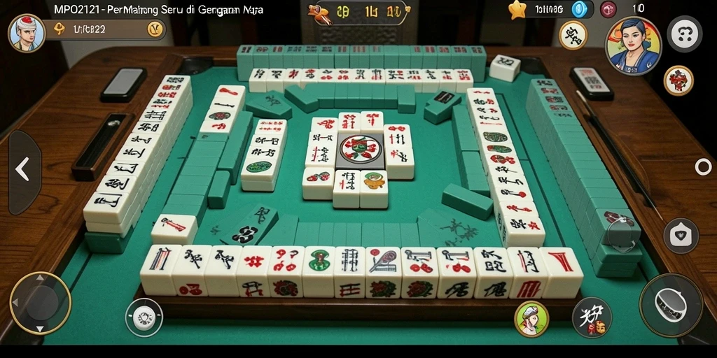 Tampilan menarik dari gameplay Mahjong MPO2121 yang memukau.