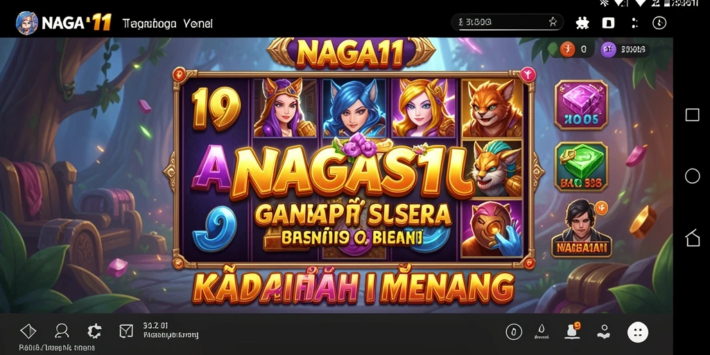 Screenshot utama NAGA11 menampilkan gameplay slot yang menarik dan penuh aksi.