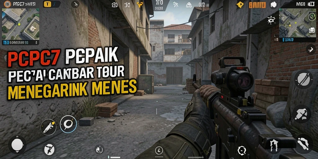 Tampilan menegangkan dari gameplay PCPC7 di medan perang.