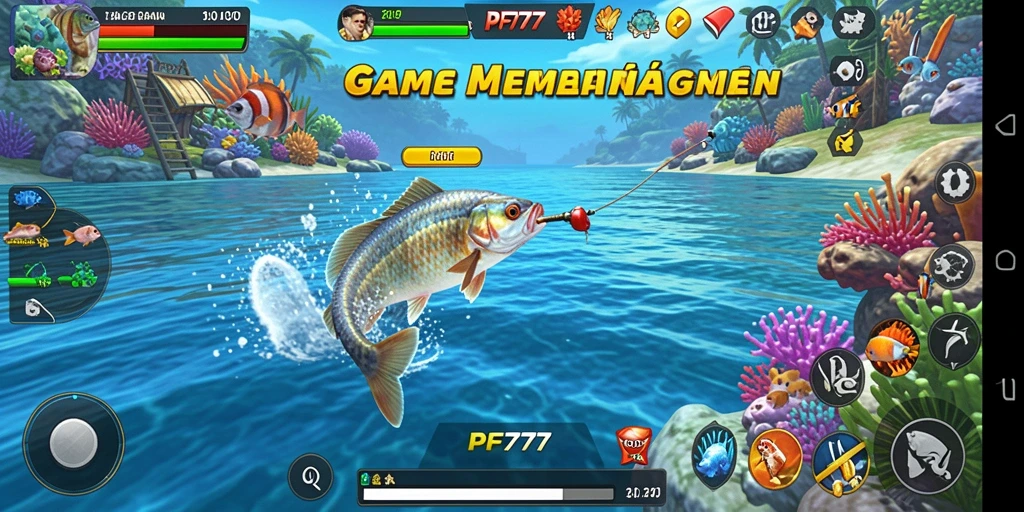 Tangkapan ikan besar di game PF777 dengan grafik yang memukau.