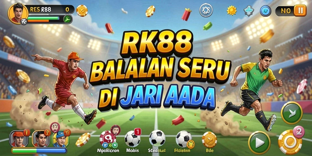 Tampilan gameplay balap RK88 yang mendebarkan dan realistis.