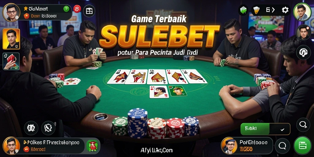 Screenshot gameplay SULEBET menunjukkan pengalaman poker yang seru dan mendebarkan.