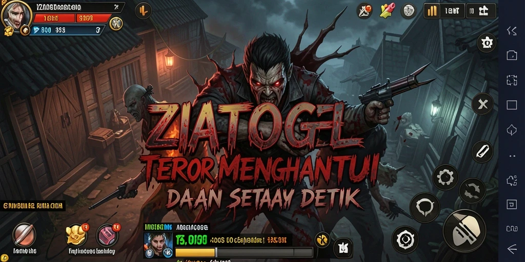Tampilan gameplay yang menegangkan dan menakutkan dari ZIATOGEL.