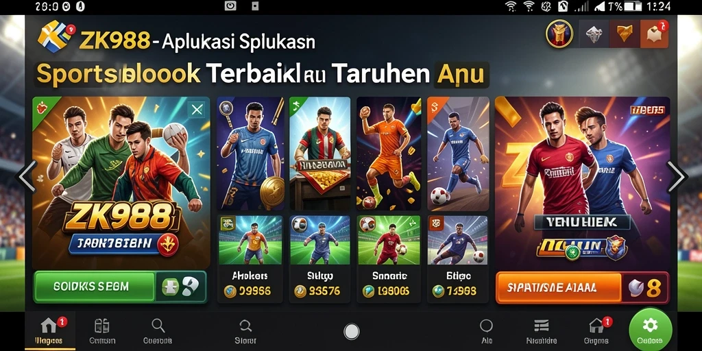 Screenshot utama ZK988 menampilkan antarmuka taruhan yang menarik.